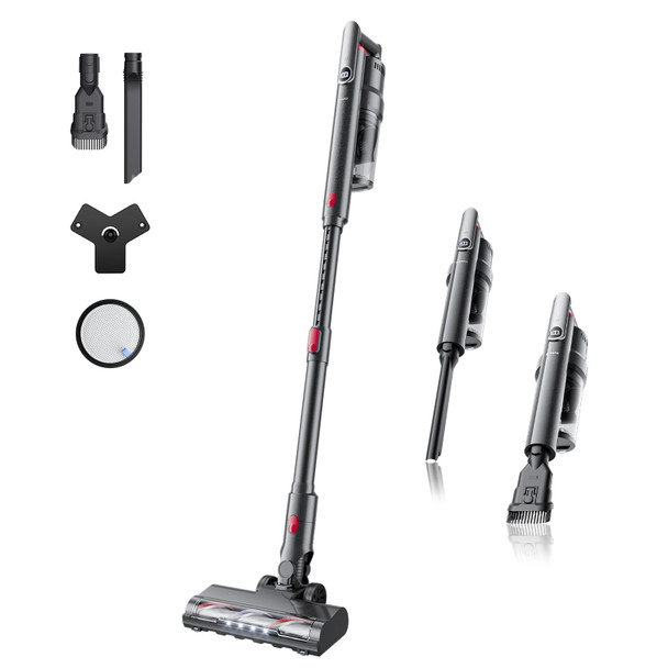 RONEAIR CORDLESS VACUUM CLEANER ULTRA-LIGHTWEIGHT POWERFUL SUCTION - GRAY