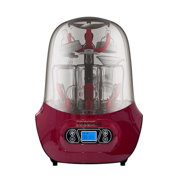 Baby Brezza Baby Bottle Sterilizer and Dryer Machine Electric Steam - Red Baby Brezza Baby Bottle Sterilizer and Dryer Machine Electric Steam - Red