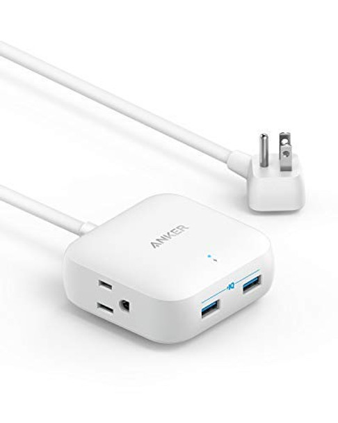 ANKER POWERPORT STRIP 2 MINI , Control Electrical Devices Remotely - WHITE