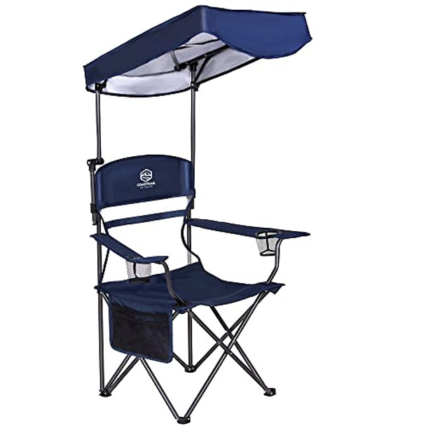 Coastrail Outdoor Canopy Camping Chair Multi-Position Adjustable Fold CTOCCC1BE