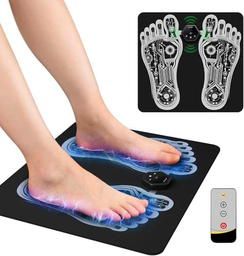 OKJY EMS FOOT STIMULATOR FOR MUSCLE PERFORMANCE AND PAIN RELIEF C4 - BLACK New