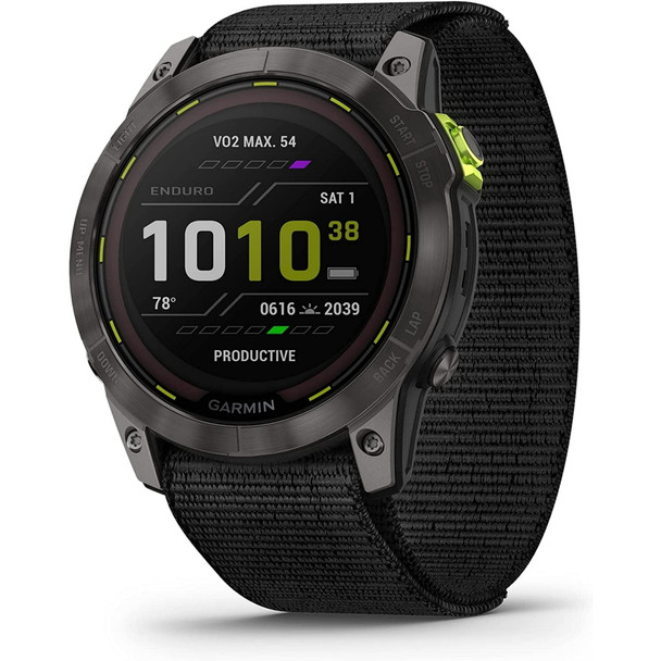 Garmin Enduro 2 1.4" Smartwatch with GPS, Black - 010-02754-01