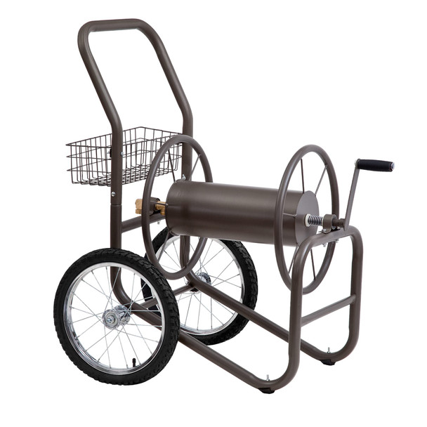 LIBERTY GARDEN 880 INDUSTRIAL 2-WHEEL PNEUMATIC TIRE REEL CART - BRONZE