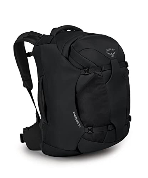 OSPREY FARPOINT 55L MEN'S TRAVEL BACKPACK - BLACK New OSPREY FARPOINT 55L MEN'S TRAVEL BACKPACK - BLACK New