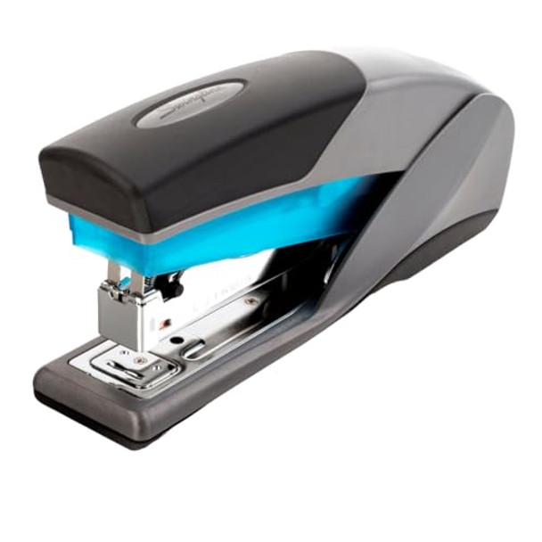 SWINGLINE STAPLER 25 SHEET CAPACITY OPTIMA 25 JAM FREE SOFT GRIP BLUE/GRAY SWINGLINE STAPLER 25 SHEET CAPACITY OPTIMA 25 JAM FREE SOFT GRIP BLUE/GRAY