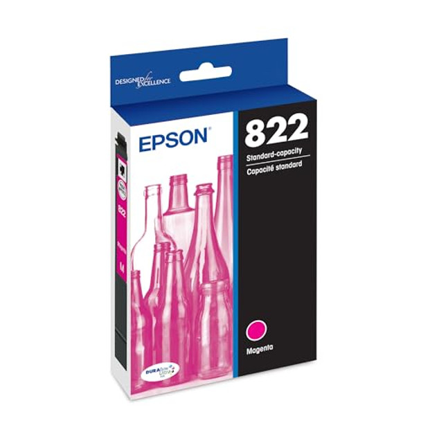 EPSON 822 DURABrite Ultra Ink Standard Capacity Magenta Cartridge! New EPSON 822 DURABrite Ultra Ink Standard Capacity Magenta Cartridge! New