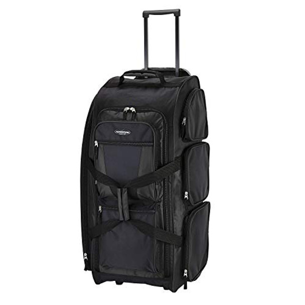 TRAVELERS CLUB XPEDITION 30 INCH ROLLING DUFFEL BAG - BLACK New TRAVELERS CLUB XPEDITION 30 INCH ROLLING DUFFEL BAG - BLACK New