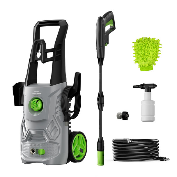 PATOOLIO PRESSURE WASHER PATOOLIO POWER WASHERS WITH FOAM CANNON - GRAY New