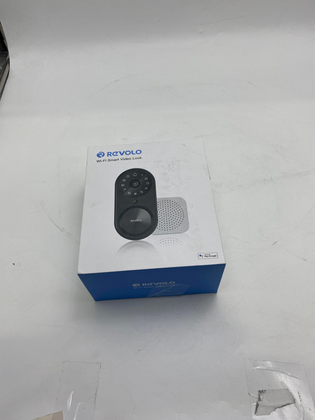 REVOLO WFV01 WI-FI SMART VIDEO LOCK W/ KEYLESS ENTRY DOORBELL CHIME - BLACK