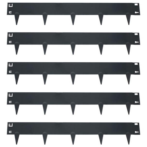 Sunnydaze 16.7' Steel Garden Edging for Landscaping 5-Pack HBM-666 Gray