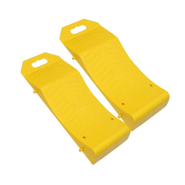 Zonetech TS0004 Tire Saver Ramps, 2 Pack, Yellow