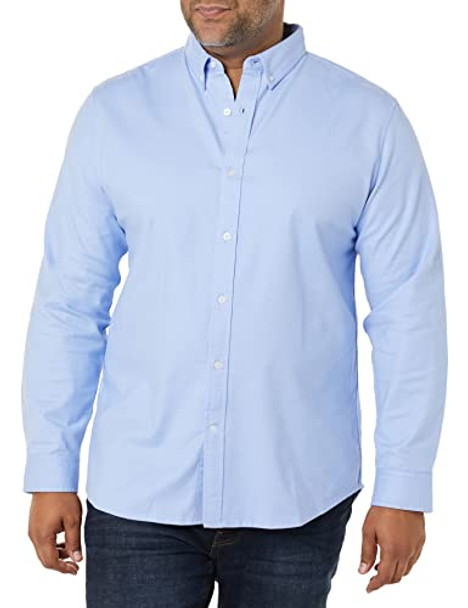 AMAZON ESSENTIALS MEN'S OXFORD SHIRT, SLIM-FIT STRETCH, BUTTON UP - SIZE XL New AMAZON ESSENTIALS MEN'S OXFORD SHIRT, SLIM-FIT STRETCH, BUTTON UP - SIZE XL New