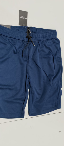 BLU ROCK ROCK LOOSE FIT TECH FLEECE HEAT SEAL ZIPPER POCKET - SIZE: L - NAVY New