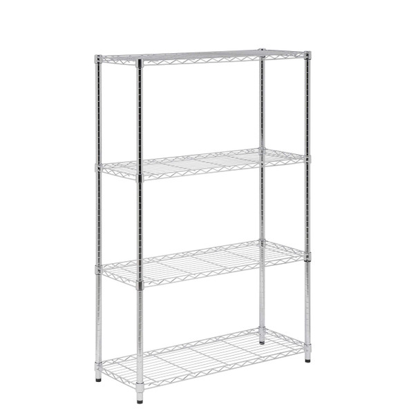 Honey-Can-Do SHF-01906 4-tier chrome shelving unit-250 lbs, 4-Tier Honey-Can-Do SHF-01906 4-tier chrome shelving unit-250 lbs, 4-Tier