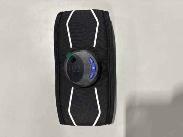 ELECTRONIC MUSCLE STIMULATOR ABS STIMULATOR MUSCLE TONER - BLACK/BLUE New ELECTRONIC MUSCLE STIMULATOR ABS STIMULATOR MUSCLE TONER - BLACK/BLUE New