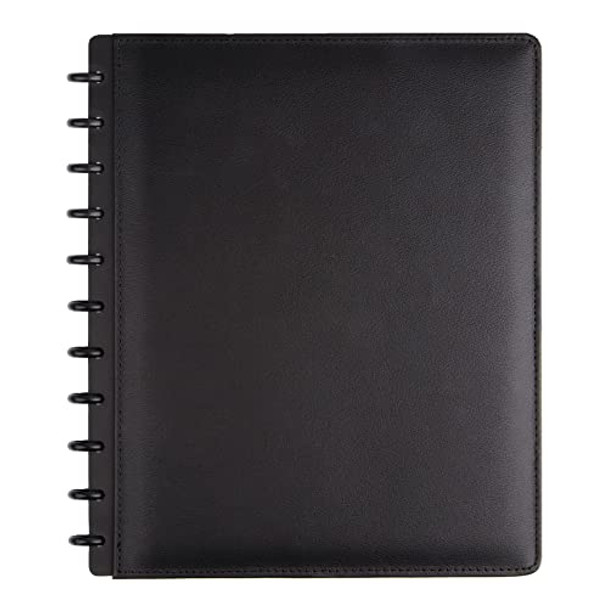 TUL CUSTOM NOTE-TAKING SYSTEM DISCBOUND NOTEBOOK LETTER SIZE LEATHER COVER BLACK New TUL CUSTOM NOTE-TAKING SYSTEM DISCBOUND NOTEBOOK LETTER SIZE LEATHER COVER BLACK New