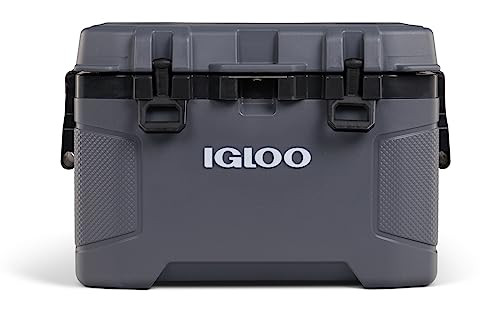 IGLOO TRAILMATE COOLERS INSULATED HARD SHELL ICE CHEST 50QT CARBONITE - BLACK