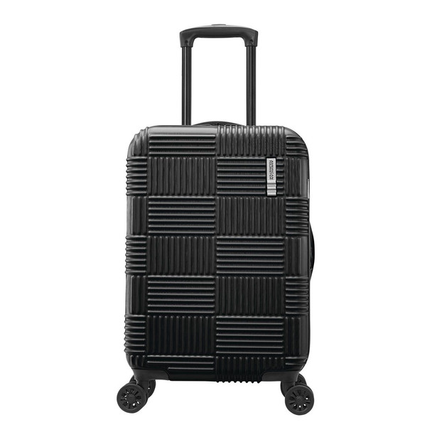 AMERICAN TOURISTER NXT HARDSIDE LARGE CHECKED SPINNER SUITCASE - BLACK AMERICAN TOURISTER NXT HARDSIDE LARGE CHECKED SPINNER SUITCASE - BLACK