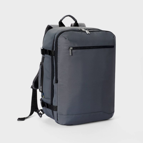 OPEN STORY 35L TRAVEL BACKPACK - GRAY OPEN STORY 35L TRAVEL BACKPACK - GRAY