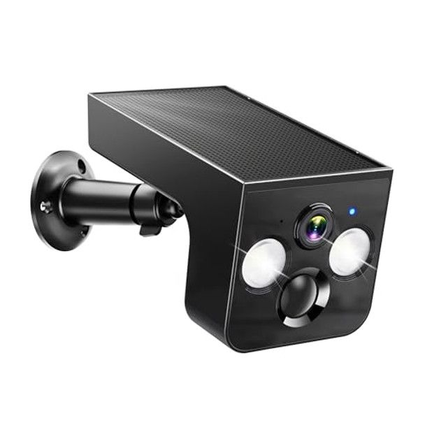 PM POPMAKE SOLAR SECURITY CAMERAS WIRELESS OUTDOOR 2K BATTERY CG6T - BLACK PM POPMAKE SOLAR SECURITY CAMERAS WIRELESS OUTDOOR 2K BATTERY CG6T - BLACK