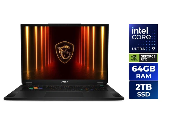 MSI Stealth - 18" GeForce RTX 5090 Laptop GPU - Intel Core Ultra 9 275HX  - 64GB
