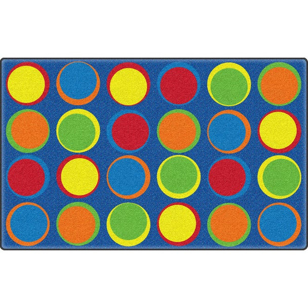 FLAGSHIP CARPETS SITTING SPOTS CARPET- PRIMARY (6' X 8'4'') - MULTICOLOR