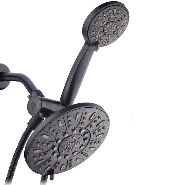 Aquadance Oil Rubbed Bronze 7" Premium High Pressure 3-Way Shower 4328-ORB
