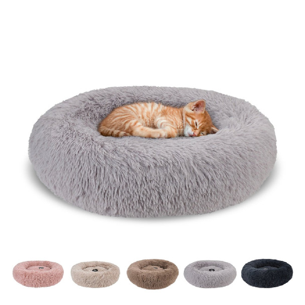 PEPPY BUDDIES CALMING DOG BED (MUSHROOM) LARGE - LIGHT GRAY