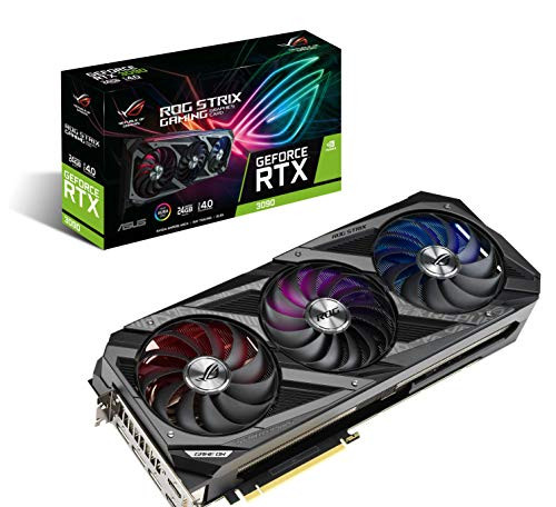 ASUS ROG STRIX NVIDIA GeForce RTX 3090 Graphics Card 24GB GDDR6X - Black