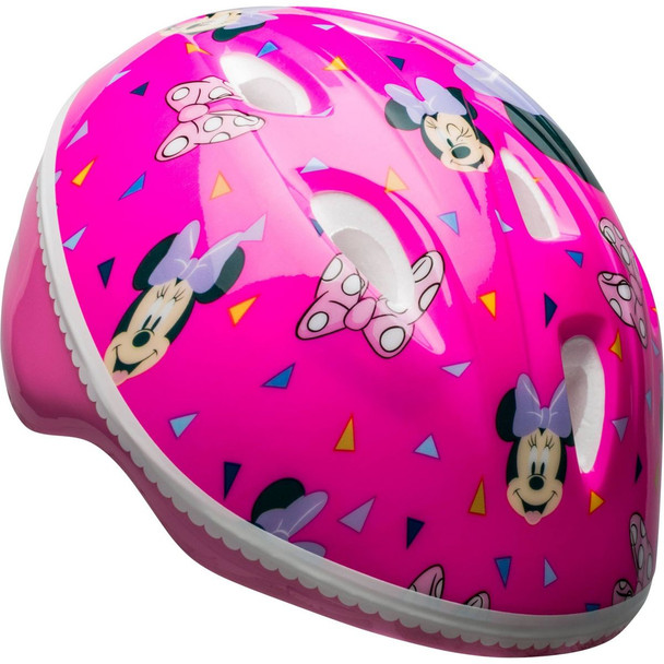 DISNEY MINNIE MOUSE INFANT BIKE HELMET - PINK48-52CM - PINK New