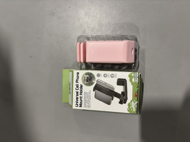 GENERIC UNIVERSAL CELL PHONE MOUNT HOLDER- 360 ROTATION - PINK
