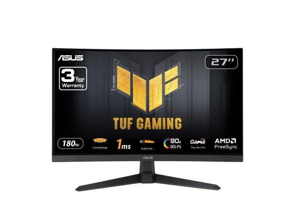 ASUS TUF Gaming 27 inch Full HD 180Hz FHD AMD FreeSync (Adaptive Sync) 1ms ELMB