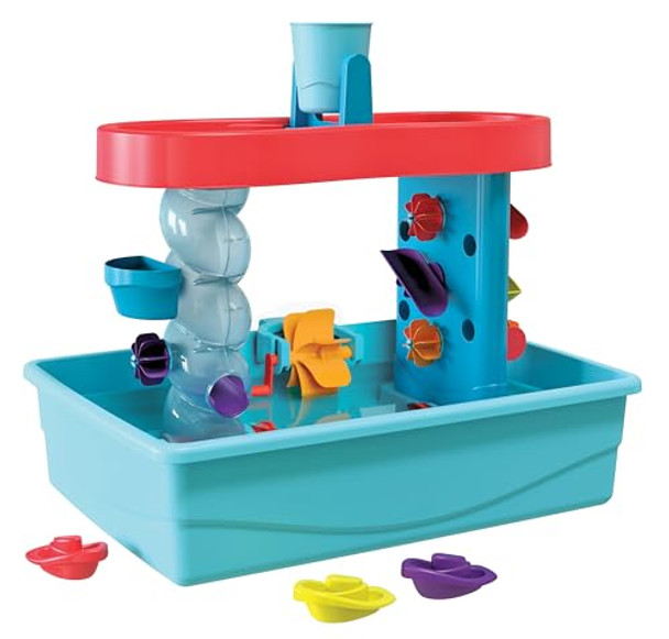 CHUCKLE & ROAR TABLETOP WATER TABLE - OUTDOOR FUN FOR PRESCHOOLERS - MULTICOLOR