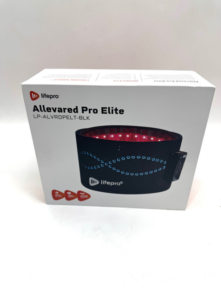 LIFEPRO ALLEVARED PRO ELITE RED LIGHT THERAPY BELT - BLACK New