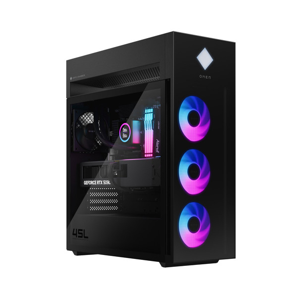 HP OMEN 45L GT22 Gaming PC, Ultra 9 285K, 64GB, 2TB, RTX 5070Ti, Windows 11