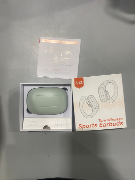 GENERIC S12 TRUE WIRELESS SPORTS EARBUDS ENC NOISE CANCELING MIC - GREEN