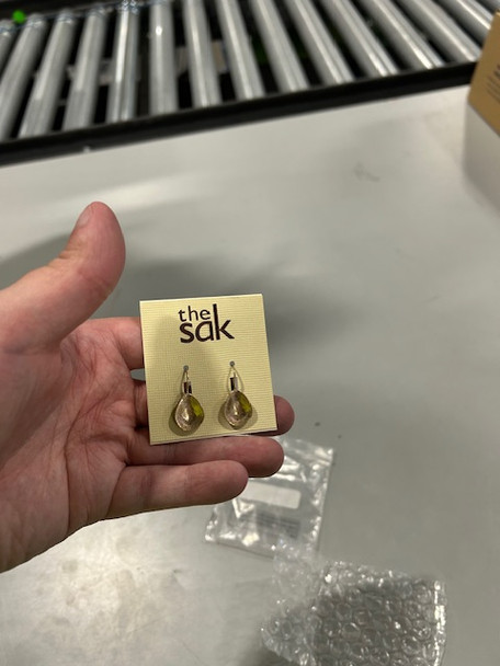 THE SAK GOLD METAL SCOOP DROP EARRINGS GOLD 715 - GOLD New
