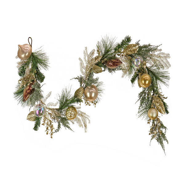 NATIONAL TREE HGTV HOME COLLECTION UNLIT ARTIFICIAL GARLAND 72" DL87-45X22795