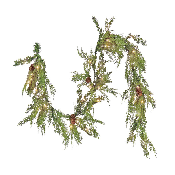NATIONAL TREE COMPANY HGTV HOME COLLECTION UNLIT ARTIFICIAL CHRISTMAS GARLAND