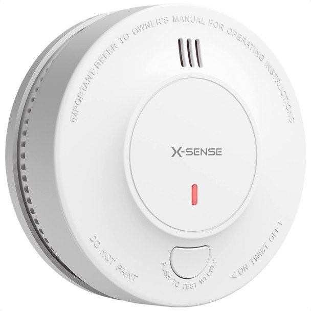 X-Sense SD2J0AX-1P Smoke Alarm 10-Year Battery Fire Alarm Smoke Detector - WHITE