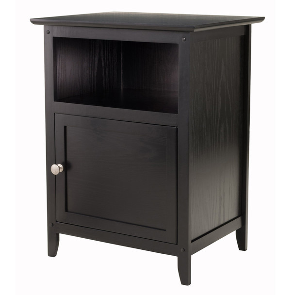 WINSOME HENRY ACCENT TABLE, 19 INCHES, BLACK