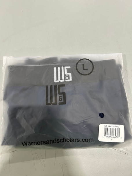 WARRIORS & SCHOLARS WARRIORS AND SCHOLARS LARGE NAVY MENS BRIEFS SIZE: L - NAVY New
