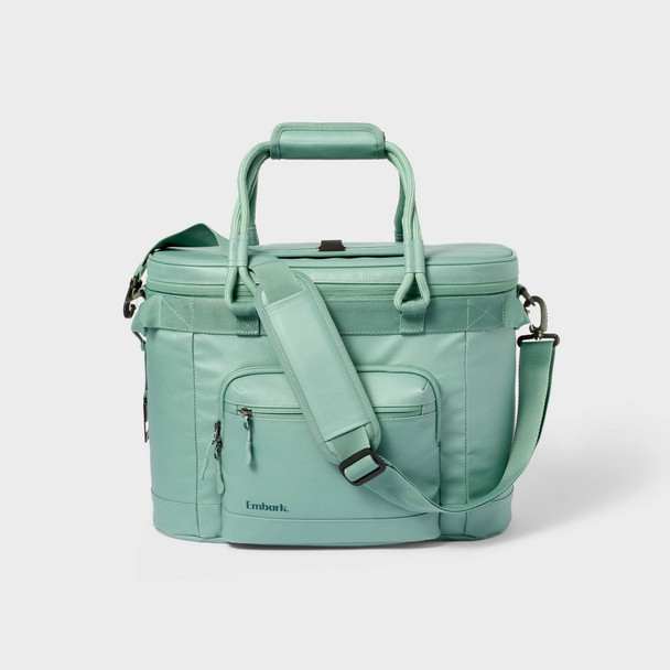 EMBARK SOFT SIDED COOLER 23QT - SAGE GREEN