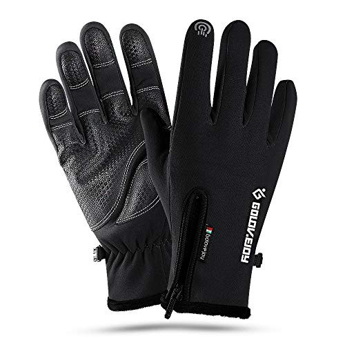 GOLOVEJOY WINTER GLOVES WATERPROOF WINDPROOF ANTI-SLIP GLOVES MEN'S BLACK L