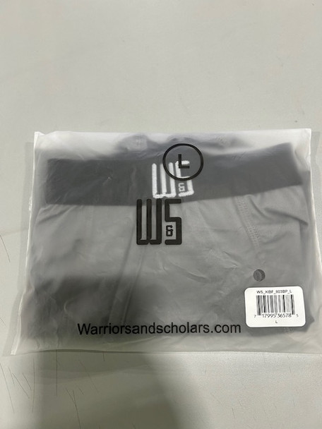 WARRIORS & SCHOLARS WARRIORS AND SCHOLARS LARGE GRAY BRIEFS - SIZE: MEN L - GRAY New