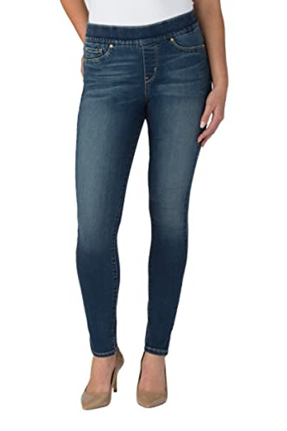 Levi Strauss Signature Women's Totally Shaping Pull-On Skinny Jeans 6 Medium New