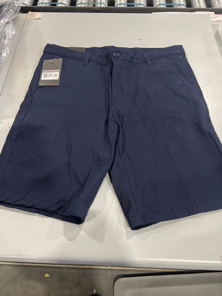 GALAXY BY HARVIC MEN'S SHORTS - SIZE: MEN 32 - NAVY New