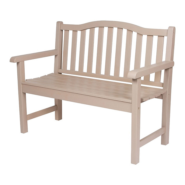 SHINE COMPANY 4212 22-IN W X 36-IN H GRAY STONE CEDAR GARDEN BENCH