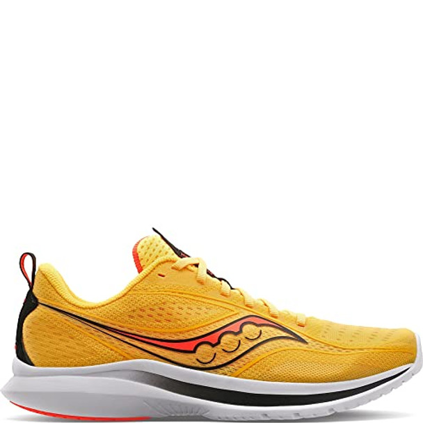 S20724 SAUCONY MENS KINVARA 13 SHOES YELLOW SIZE 10 WIDE