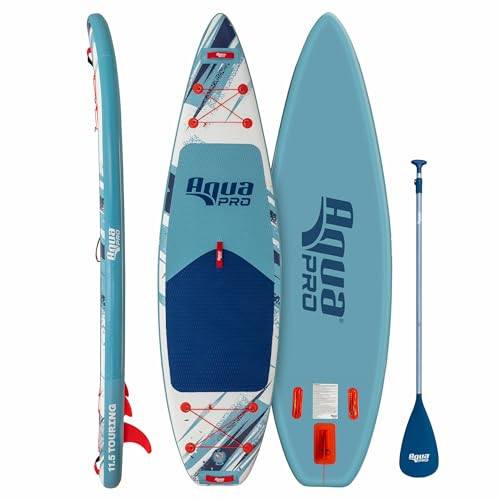 AQUA AQUA PRO HALCYON TOURING 11'6" INFLATABLE BOARD - MULTI-COLOR